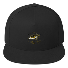 "Eye Am Nu" Shining Yellow Sunlight Flat Bill Cap