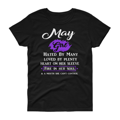 May Girl Purple Women's short sleeve t-shirt