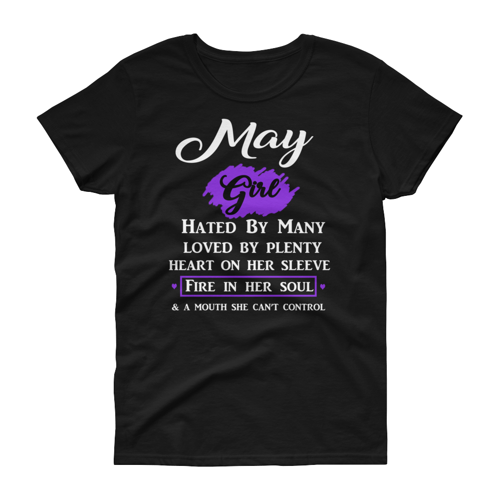 May Girl Purple Women's short sleeve t-shirt