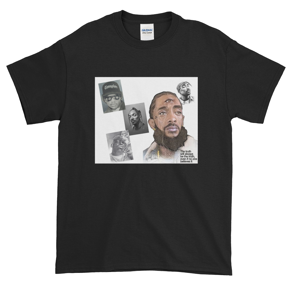Nipsey, Eazy E, Biggie, Snoop Short-Sleeve T-Shirt