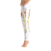 Why Say It "Just Wear It" SunShine Yellow Taney Orange Platinum Grey Leggings