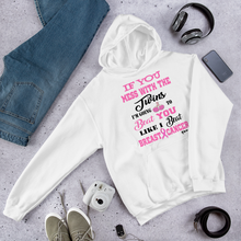 If You Mess with the Twins"Breast Cancer"  Unisex Hoodie