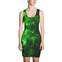 Black Smokey Green Eco Power Dress