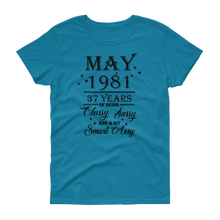 May 1981 (Black Lts) Women's short sleeve t-shirt