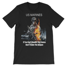 U.S. Marines "If You Can't Handle The Flames" Unisex short sleeve t-shirt