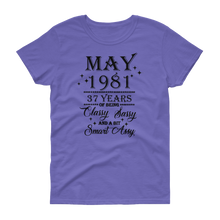 May 1981 (Black Lts) Women's short sleeve t-shirt