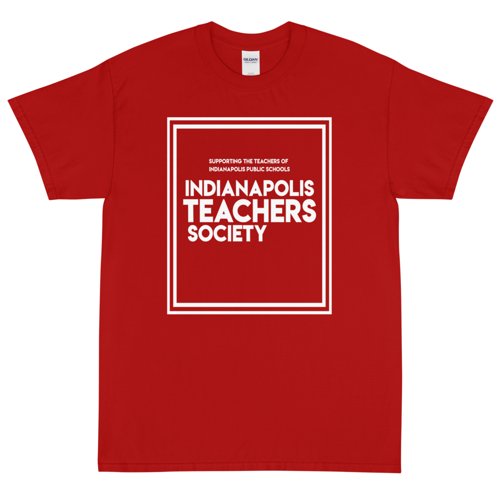 Indianapolis Teacher Society - #sosIPS (Save Our Selves) Short-Sleeve Unisex T-Shirt - Red