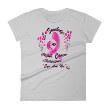 Somebody Eye Love is A Breast Cancer Survivor Women's short sleeve t-shirt