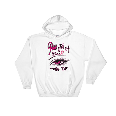 Pink For A Cure Eye Am Nu (TM) (Pink Edition) Hooded Sweatshirt