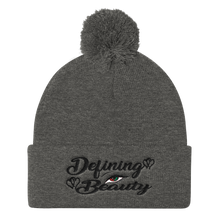 Defining Beauty (Eye) Pom Pom Knit Cap
