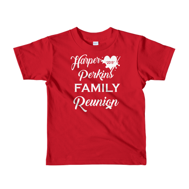 Harper Family Reunion 2019 (Urban Knights) Edition Short sleeve kids t-shirt
