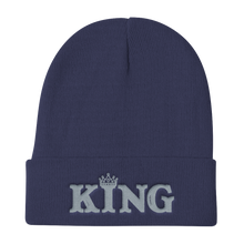 King Knit Beanie (Grey Lt)