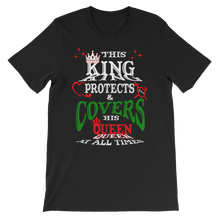 This King Protects & Covers His Queen RBG 2 Unisex short sleeve t-shirt