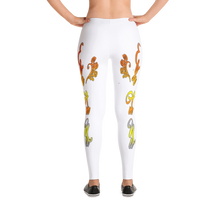 Why Say It "Just Wear It" SunShine Yellow Taney Orange Platinum Grey Leggings
