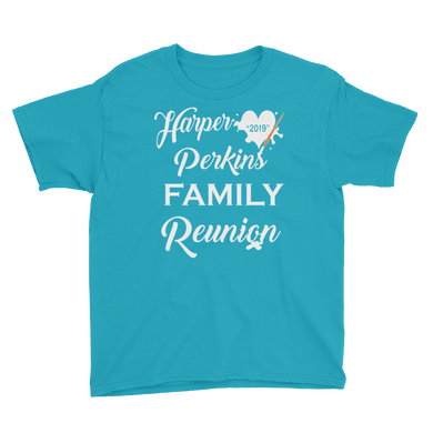 Harper Perkins Family Reunion Youth Short Sleeve T-Shirt
