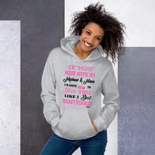 If You Mess with My Nephew & Niece "Breast Cancer Unisex Hoodie