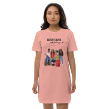Catching Flights Not Feelings Organic cotton t-shirt dress