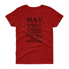May 1981 (Black Lts) Women's short sleeve t-shirt