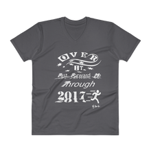 Over It "Fast Forward Me" 2017 Unisex/Men V-Neck T-Shirt