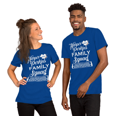 Harper Perkins Squad w Motto Short-Sleeve Unisex T-Shirt (DTG - BC)