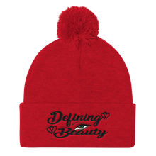 Defining Beauty (Eye) Pom Pom Knit Cap