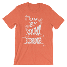 Blessings Count Em Up Unisex White Letters Short Sleeve T-shirt