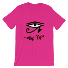 "Eye Am Nu" (TM) Unisex short sleeve t-shirt