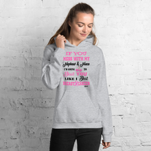 If You Mess with My Nephew & Niece "Breast Cancer Unisex Hoodie