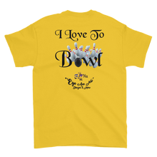 I Love To Bowl Short-Sleeve T-Shirt