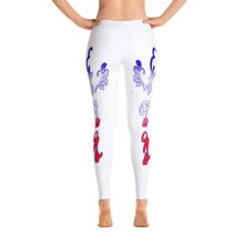 Why Say it "Jut Say It" American Red White Blue Leggings