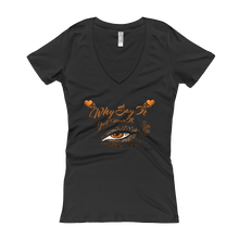 Eye Am Nu "Tangy Orange" Women's V-Neck T-shirt