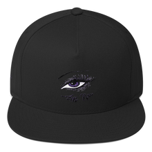 "Eye Am Nu" Purple Passion Flat Bill Cap