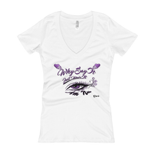 Eye Am Nu "Royalty Purple Passion" Women's V-Neck T-shirt