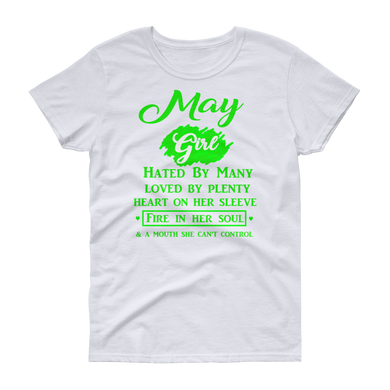 May Girl - Lime Green Women's short sleeve t-shirt