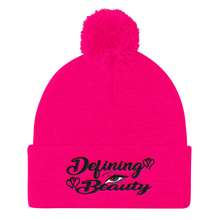 Defining Beauty (Eye) Pom Pom Knit Cap