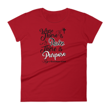 Where There Is Pain There Is Purpose (Burst White Out) Women's short sleeve t-shirt