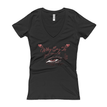 Eye Am Nu "Rosey Rose" Women's V-Neck T-shirt