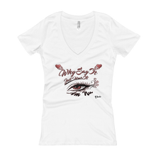 Eye Am Nu "Rosey Rose" Women's V-Neck T-shirt