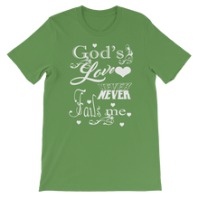 God's Love Never Fails Me 2 (White Lt) Short-Sleeve Unisex T-Shirt