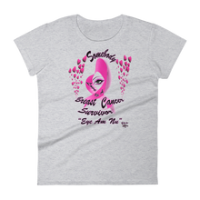 Somebody Eye Love is A Breast Cancer Survivor Women's short sleeve t-shirt