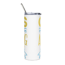 Rhosebuds  (Sigma Gamma Rho) Girls Can Do Anything Stainless steel tumbler