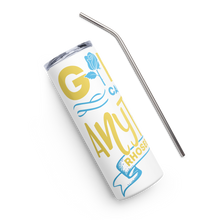 Rhosebuds  (Sigma Gamma Rho) Girls Can Do Anything Stainless steel tumbler