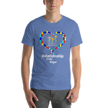 Relationship Over Rigor w/ Open Heart Short-Sleeve Unisex T-Shirt