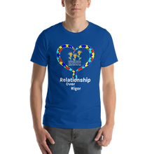 Relationship Over Rigor w/ Open Heart Short-Sleeve Unisex T-Shirt