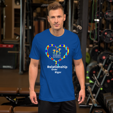 Relationship Over Rigor w/ Open Heart Short-Sleeve Unisex T-Shirt