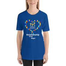Relationship Over Rigor w/ Open Heart Short-Sleeve Unisex T-Shirt