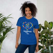 Relationship Over Rigor w/ Open Heart Short-Sleeve Unisex T-Shirt