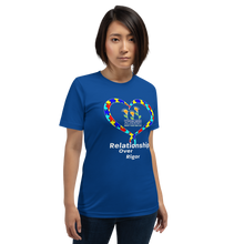 Relationship Over Rigor w/ Open Heart Short-Sleeve Unisex T-Shirt