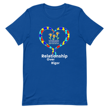 Relationship Over Rigor w/ Open Heart Short-Sleeve Unisex T-Shirt