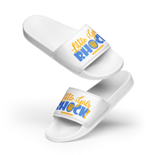 Rhosebuds (Sigma Gamma Rho) Little Girls Rock (Blue) Women's slides